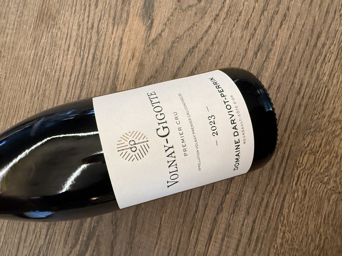 DARVIOT PERRIN VOLNAY 1ER CRU LA GIGOTTE ROUGE 2023 0.75L.